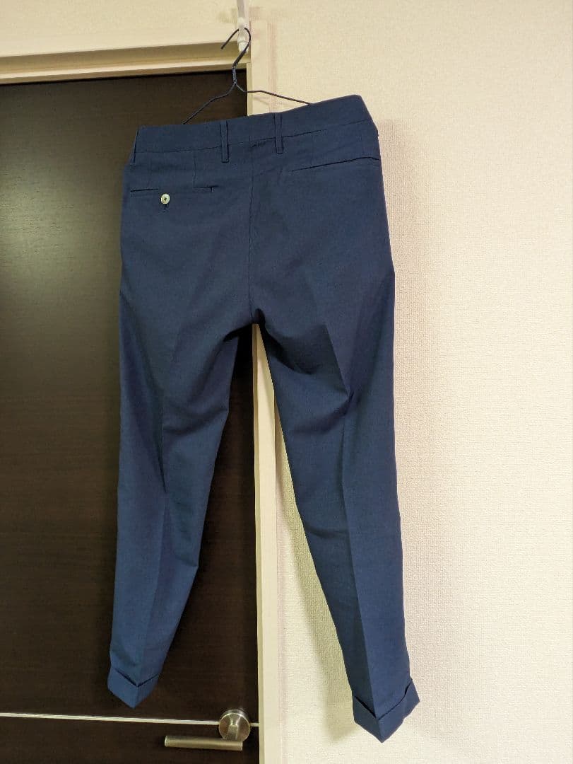 美品EDIFICEセットアップ上下　ネイビー サイズS