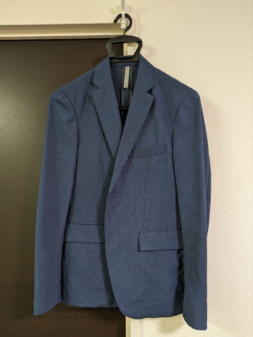 美品EDIFICEセットアップ上下　ネイビー サイズS