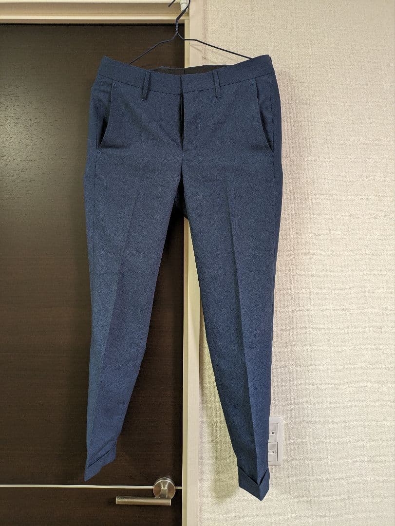 美品EDIFICEセットアップ上下　ネイビー サイズS