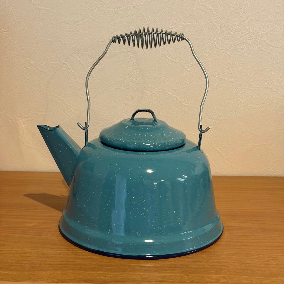 s*i様 レア CINSA シンサ ケトル やかん ビンテージ ホーロー アウト