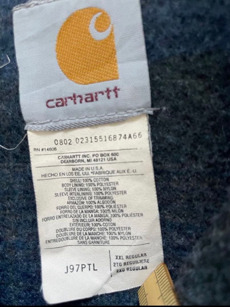 Carhartt Detroit Jacket USA製 J97PTL XXL