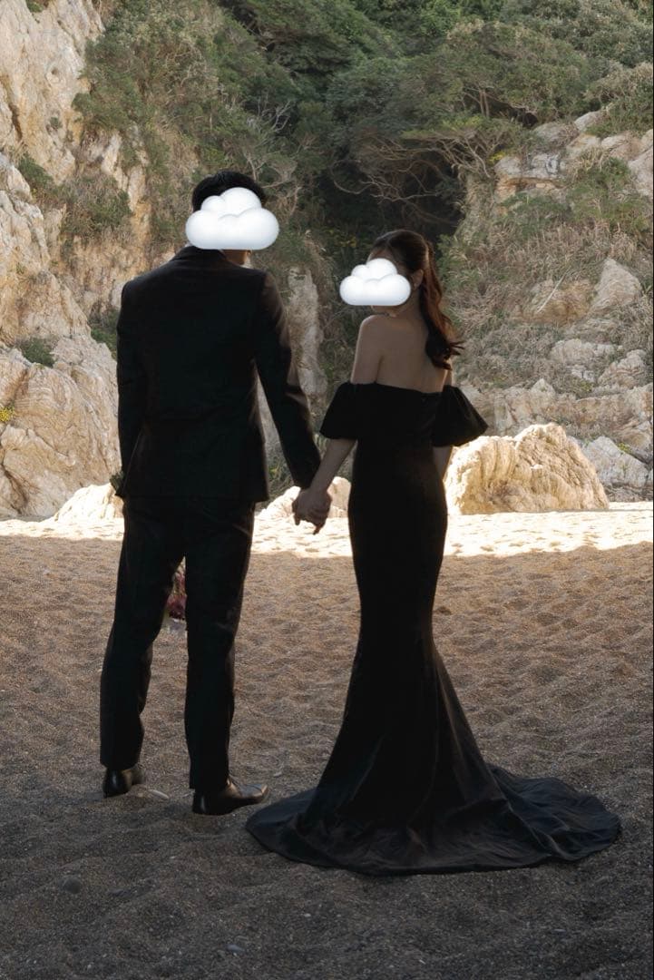 dressproduction ソフトマーメイド ドレス （W225BK）