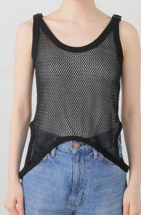 JANE SMITH　 MESH UP DOWN TANK TOP