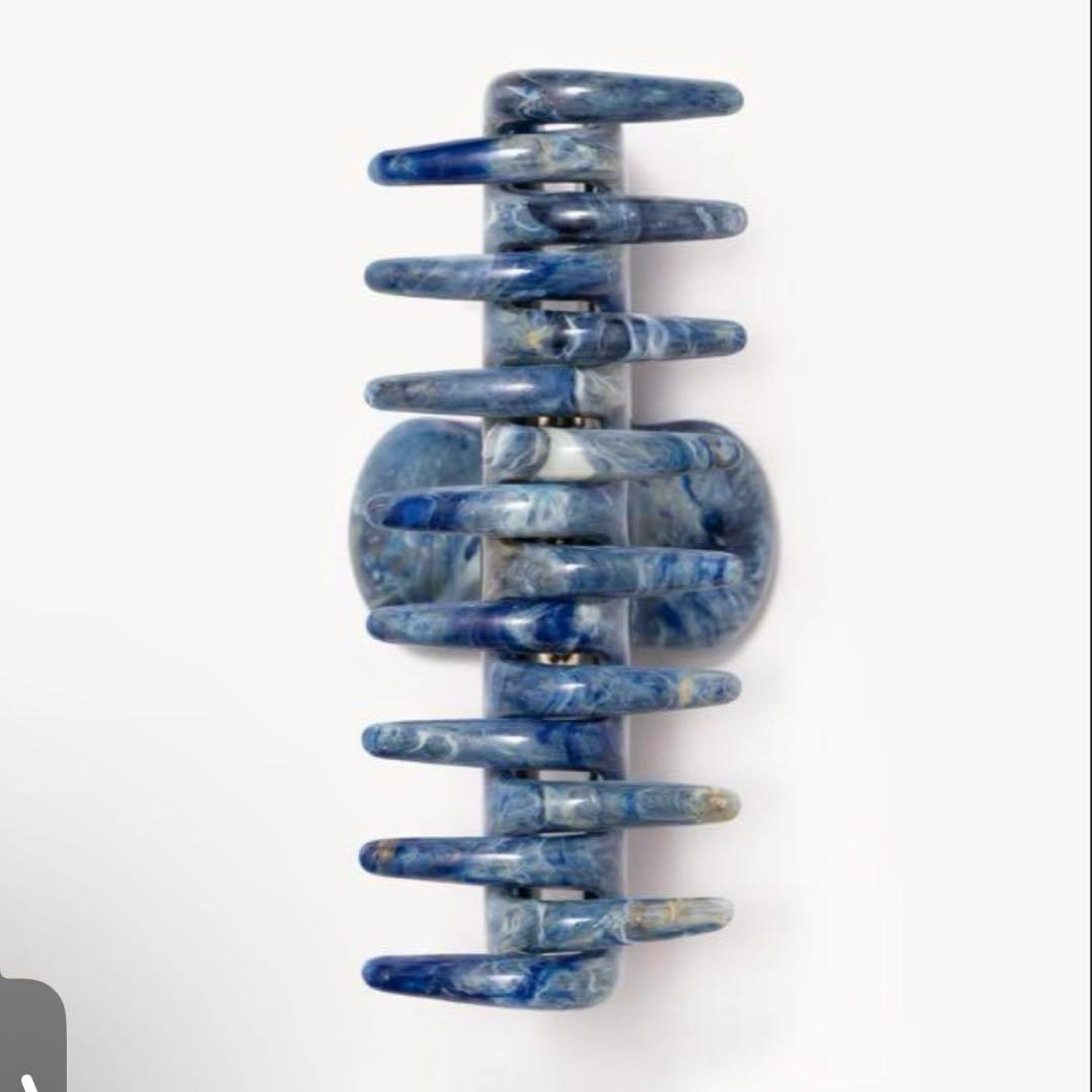 UNDO HAIRWARE マーブルブルーヘアクリップ