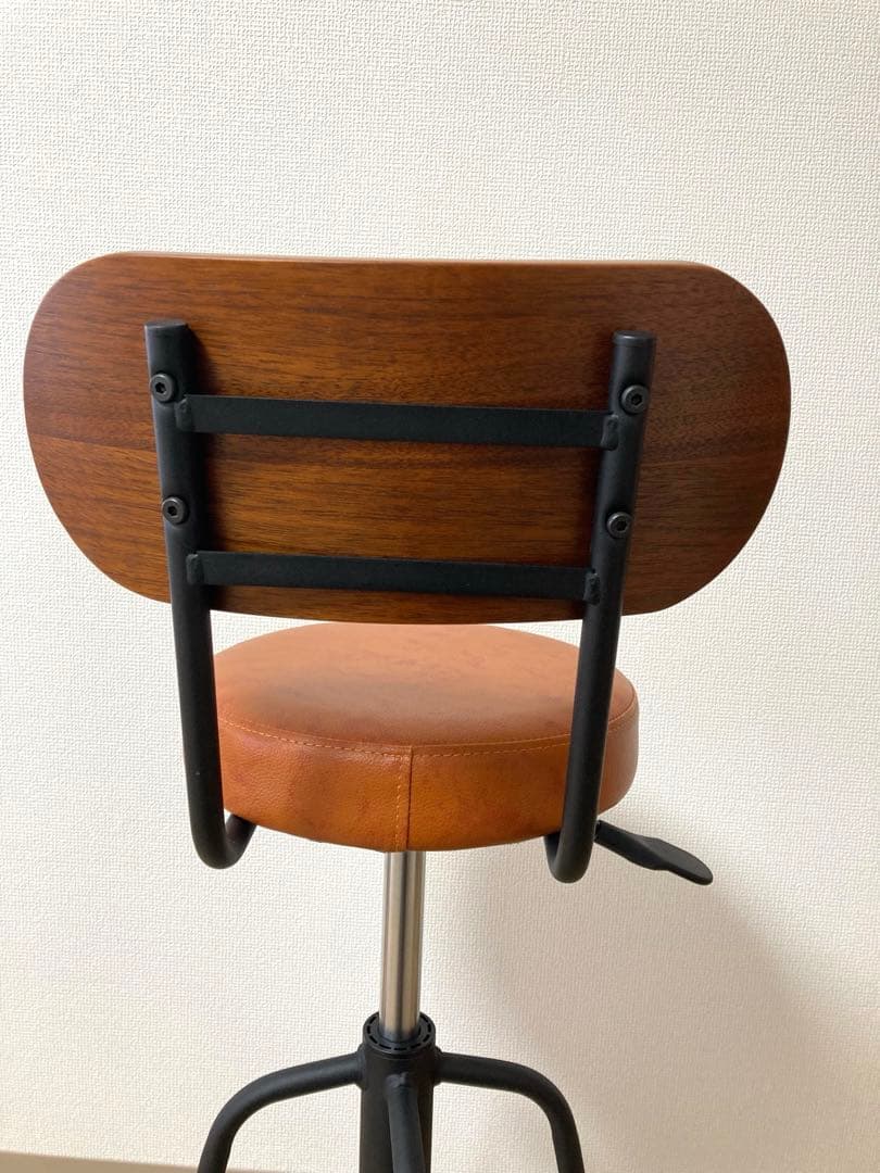 lookit TAM カウンター 2脚セット　チェア 木製 回転 座面昇降 椅子