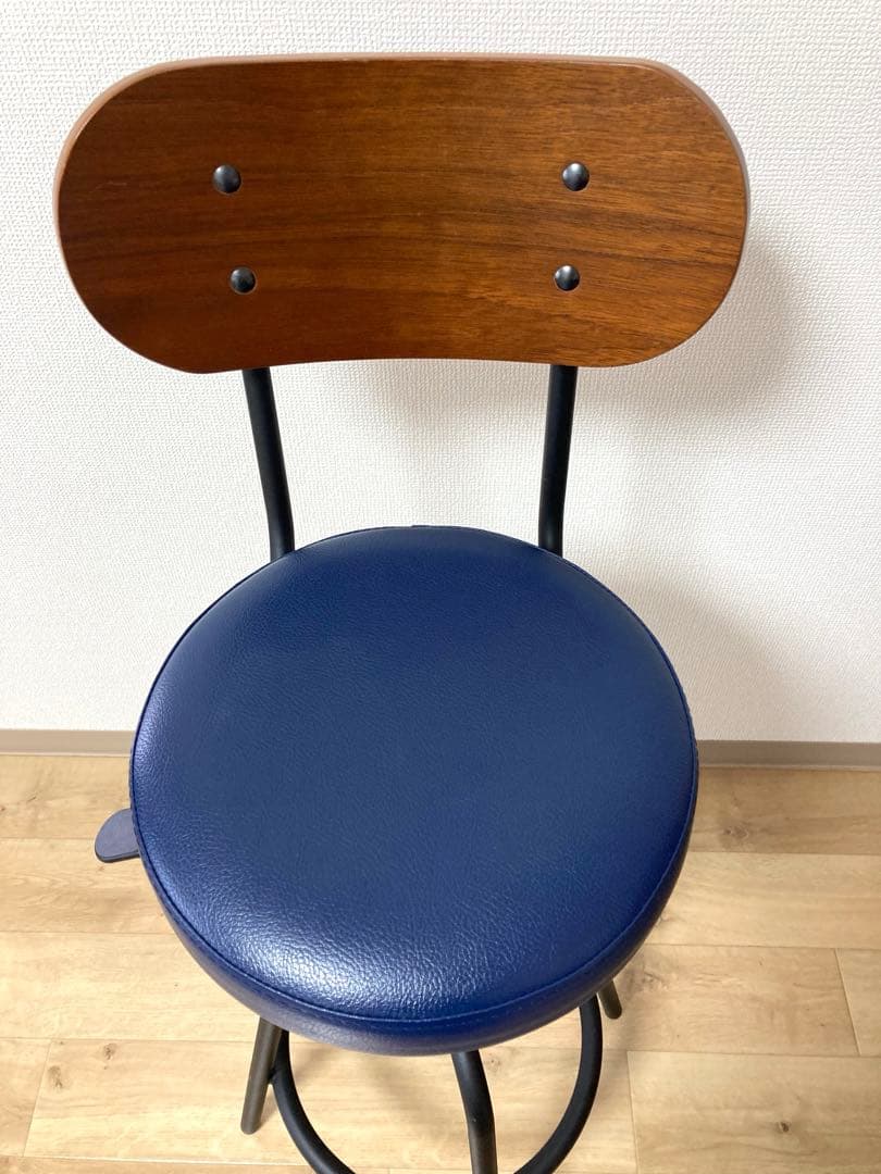 lookit TAM カウンター 2脚セット　チェア 木製 回転 座面昇降 椅子