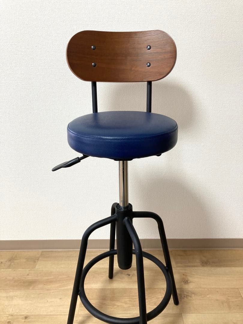 lookit TAM カウンター 2脚セット　チェア 木製 回転 座面昇降 椅子