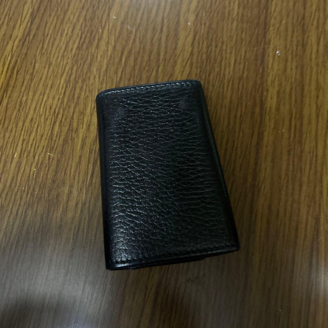GUCCI レザーキーケース　ブラック