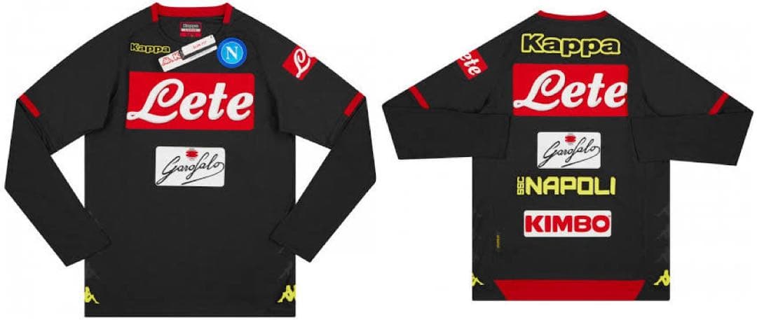 Kappa SSCナポリ 18/19 長袖 トレーニングトップ/スウェット M