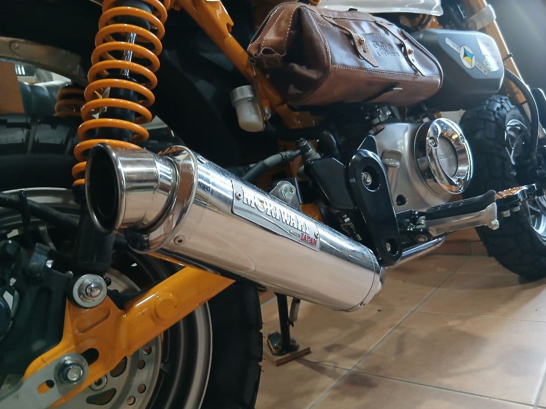 モンキー125(JB02)に。モリワキZERO フルエキゾースト(ステンレス製)