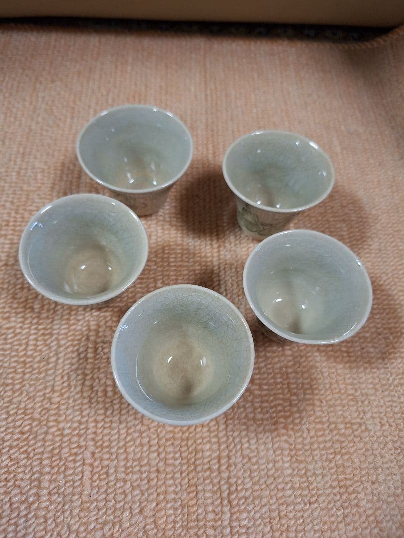 虫明焼、森　香泉、煎茶器セット