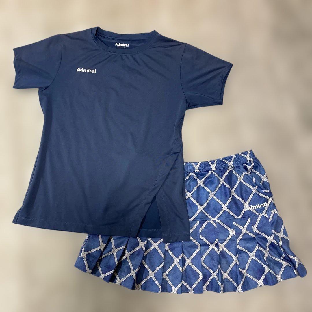 Admiral テニスウェア セットアップ ネイビー