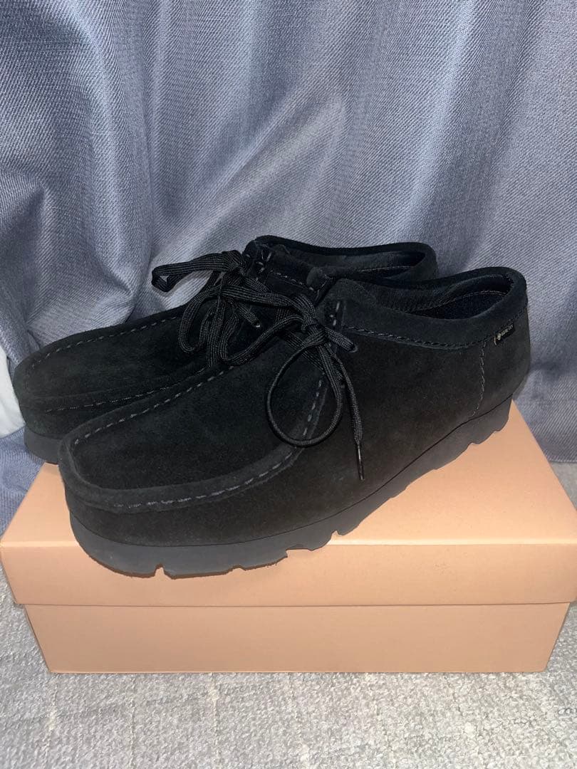 【美品】Clarks Wallabee GTX ブラック 26.5cw