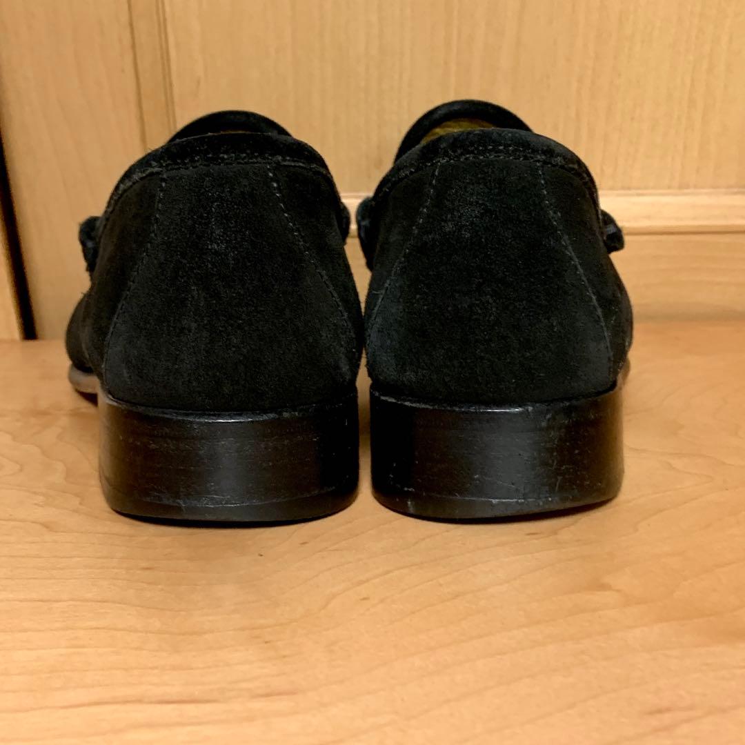 GUCCI グッチ ホースビットローファー ブラック スエード 40 1/2 E