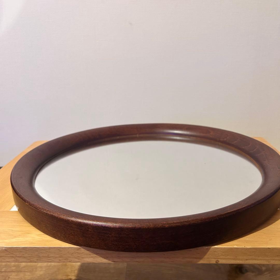 【ヴィンテージ】✴︎秋田木工✴︎ラウンドミラー✴︎ウォールミラー✴︎