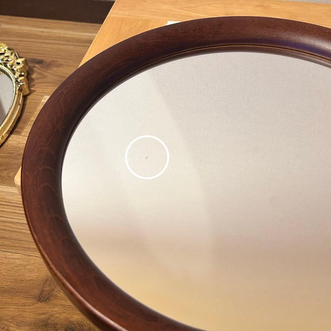 【ヴィンテージ】✴︎秋田木工✴︎ラウンドミラー✴︎ウォールミラー✴︎