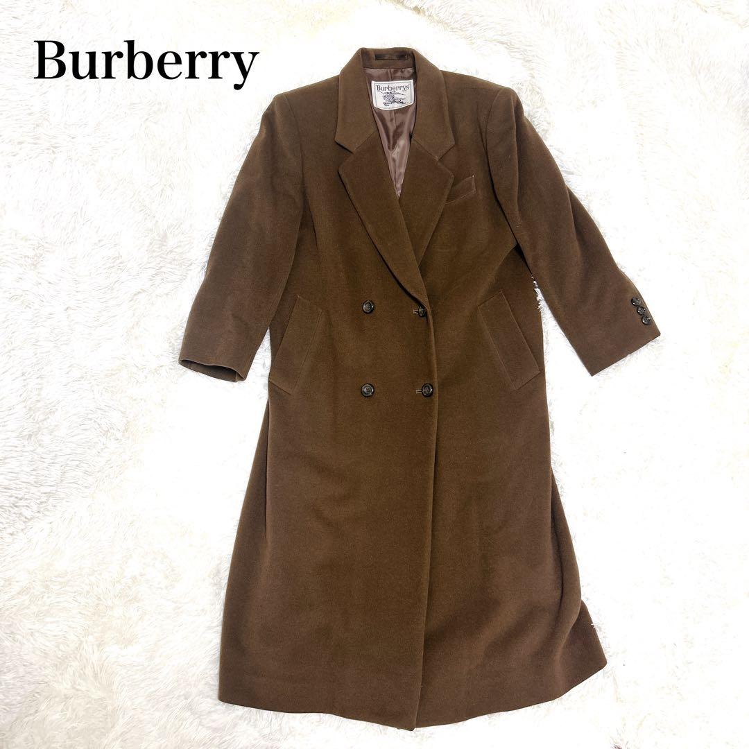 Burberrys 90s ヴィンテージ ダブルチェスターコート カシミヤ30%