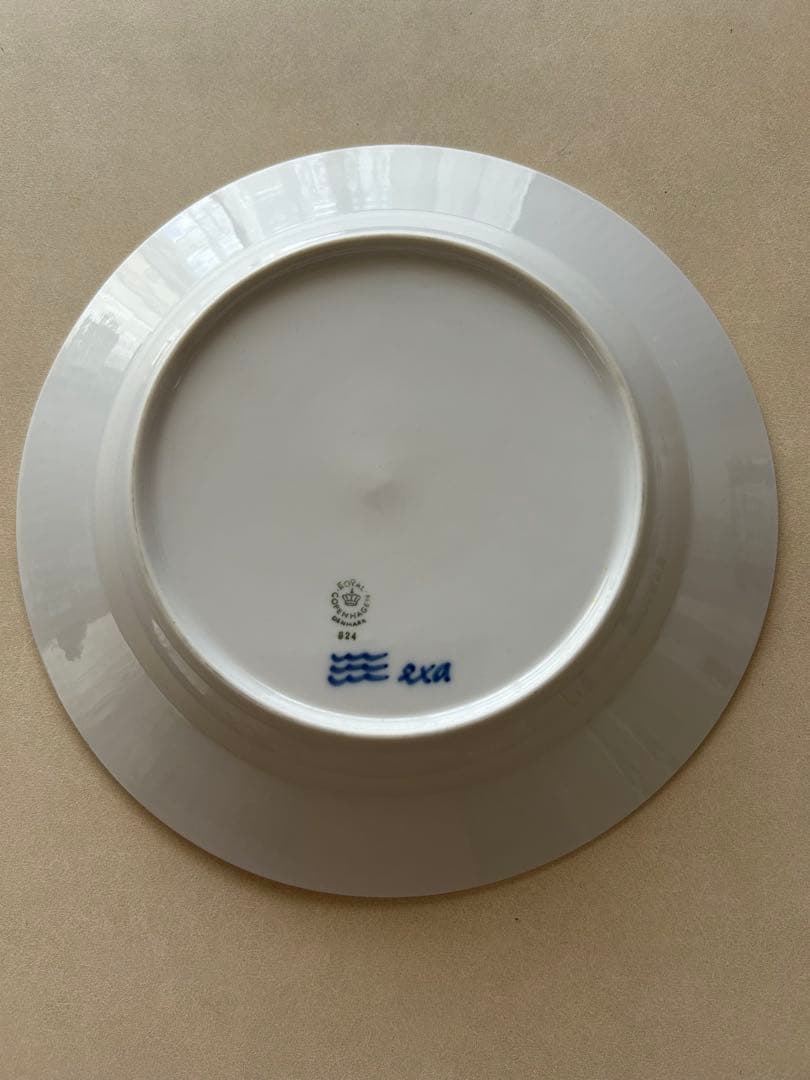 ロイヤルコペンハーゲン　ブルーフルーテッドディーププレート　25cm リム付?