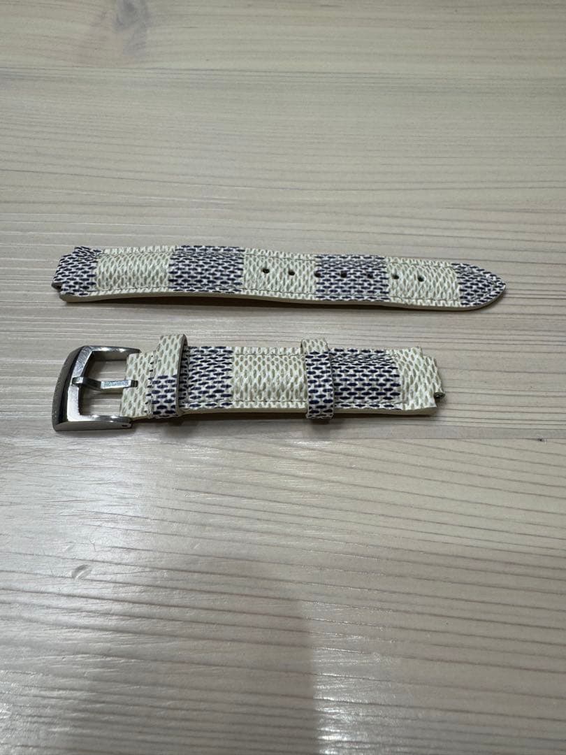 ルイヴィトン　タンブール ダミエ・アズール キャンバス ストラップ