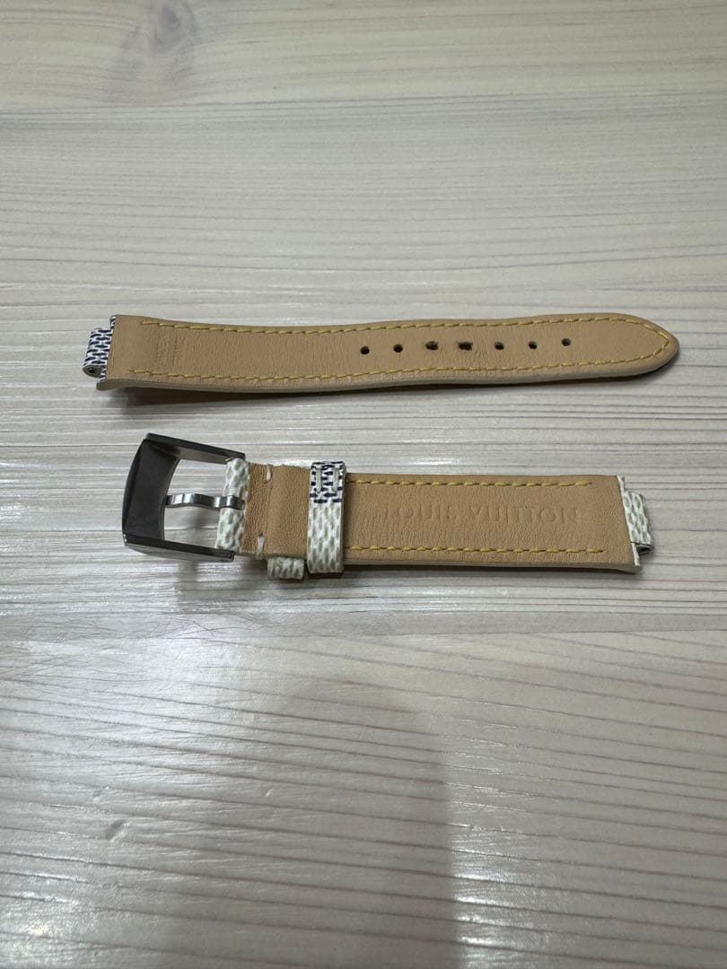 ルイヴィトン　タンブール ダミエ・アズール キャンバス ストラップ