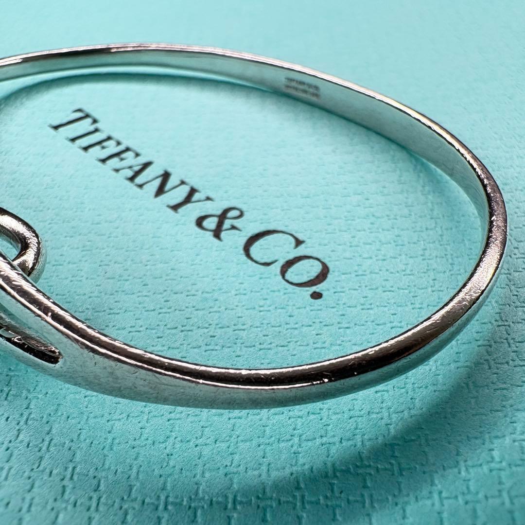 【美品】内径約18cmティファニー ダブルループ バングル SV925