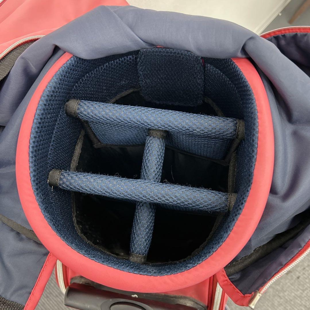 マンシング　3点セット　キャディバッグ　キャスター付　ピンク　バッグ