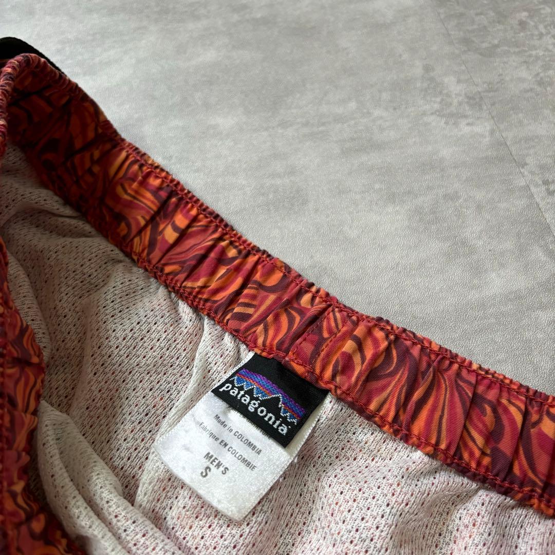 00s patagonia 総柄 ナイロン リバーショーツ バギーズ
