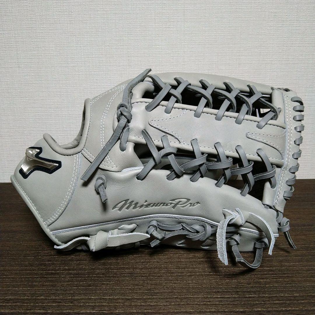 ［未使用］ミズノプロ A51 グレー 軟式外野手用グラブ イチローモデル