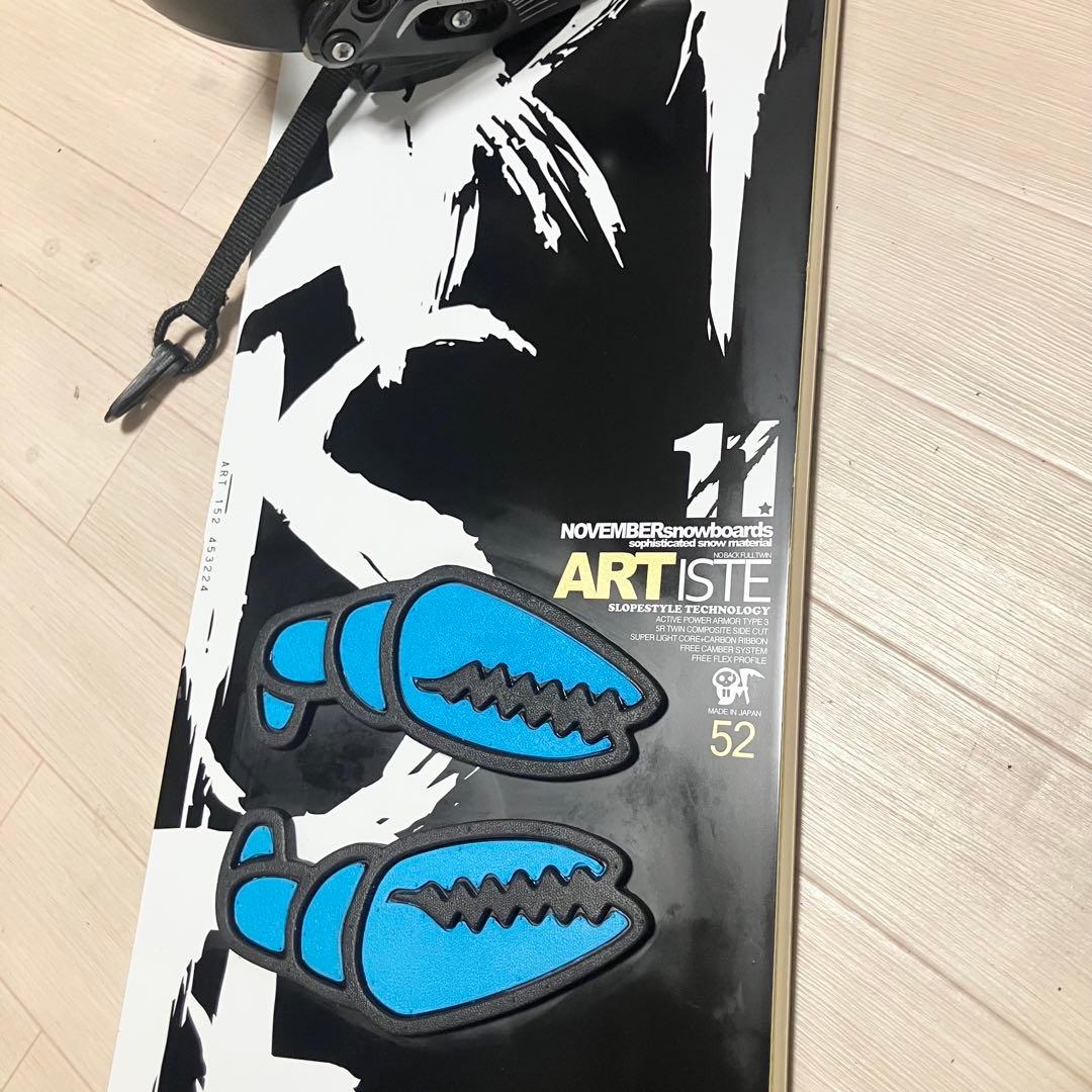 バック付/NOVEMBER ARTISTEノベンバースノーボード152 M/L