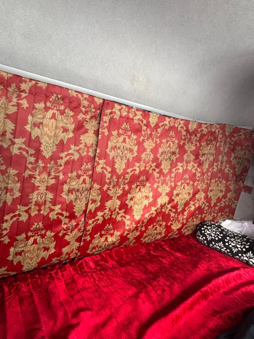 金華山 オスカー 両面 後ベッド窓カーテン