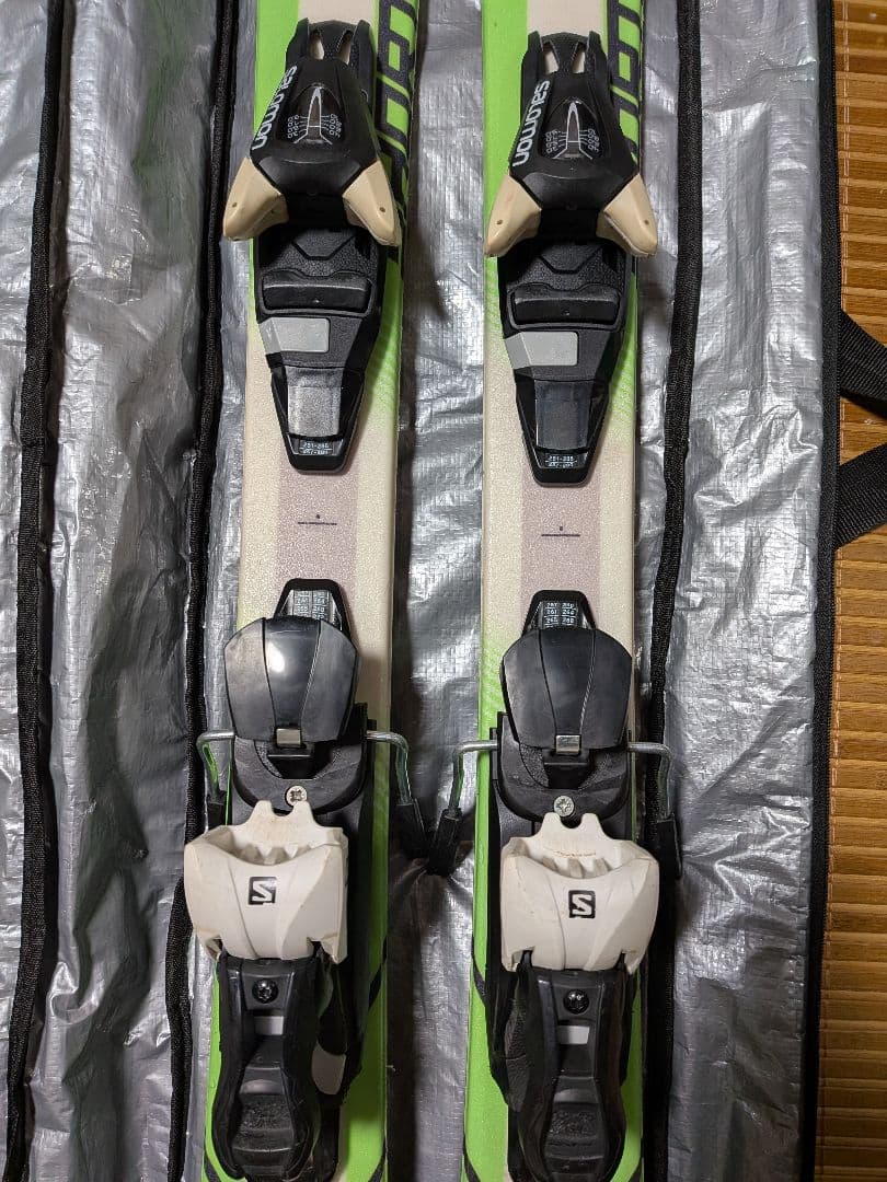 Salomon スキー板 SHORT MAX 120cm 緑/白