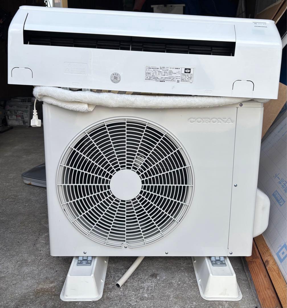 コロナ　ルームエアコン　CSH-N2223R 2024年製 100V 6畳