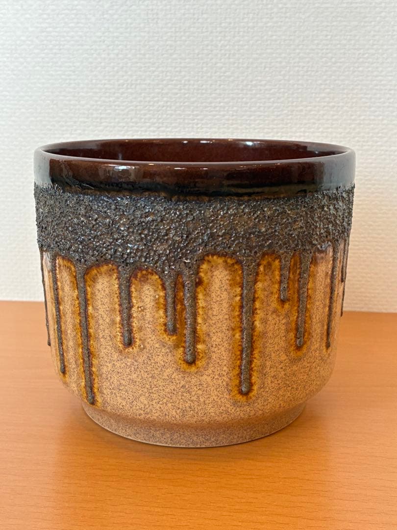 Fatlava Scheurich プランター 鉢 60年代 高さ11.7cm