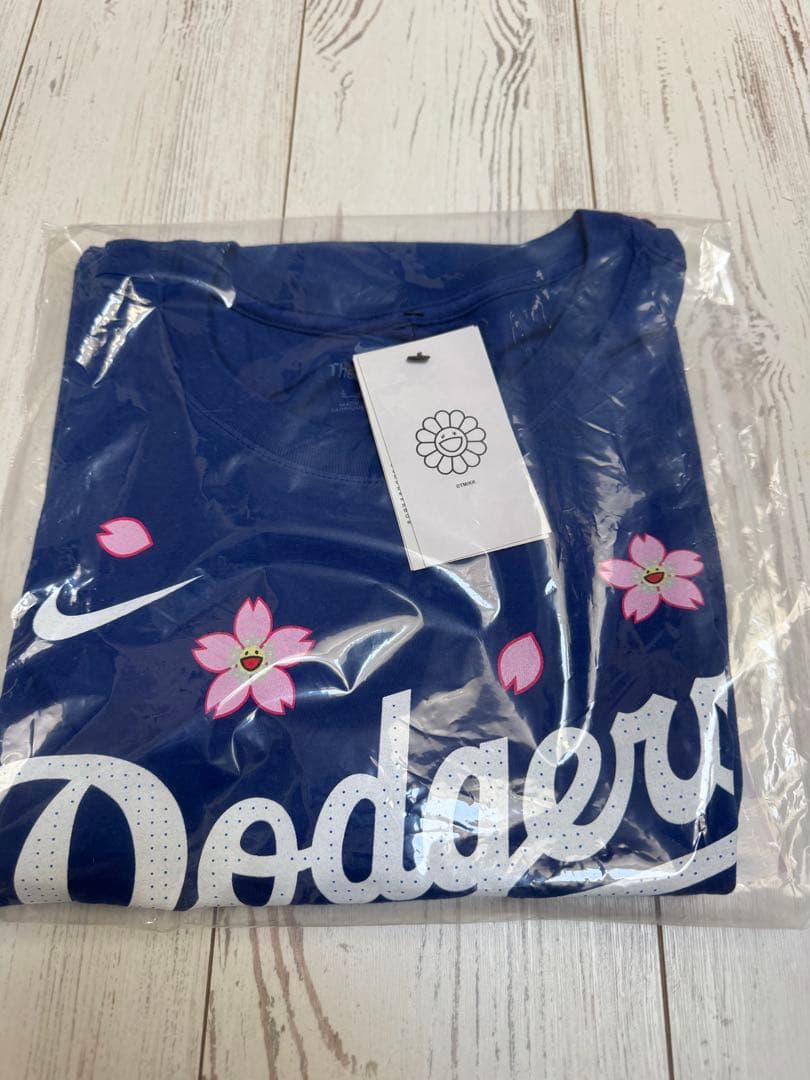 新品未使用 MLB 村上隆 NIKE ドジャース 背番号 Tシャツ L