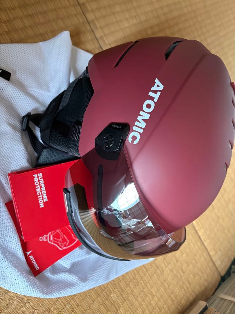 ATOMIC スキー ヘルメット Sサイズ(51-55cm)