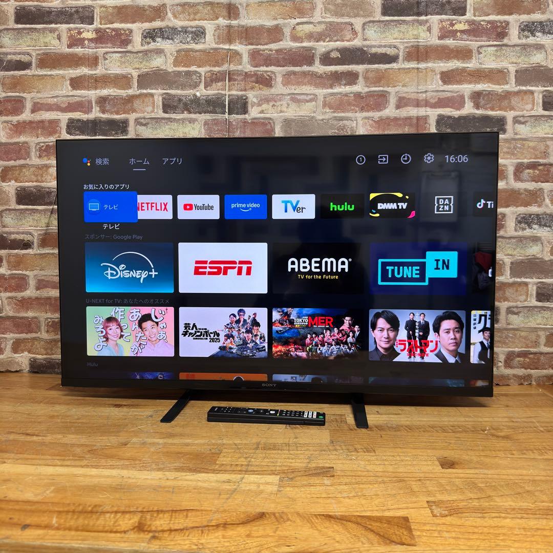 SONY 43V型 4K液晶テレビ BRAVIA FW-43BT30K 23年製