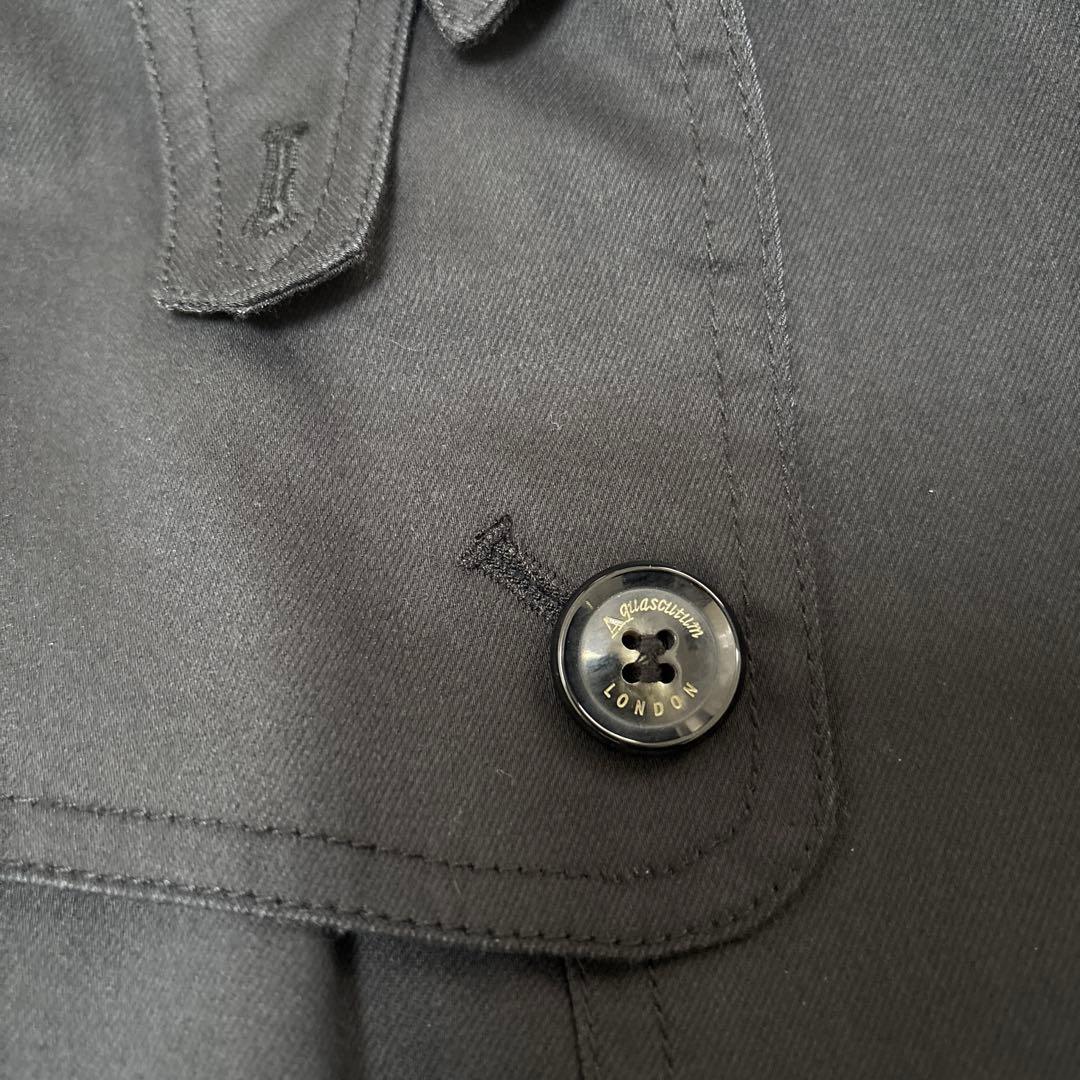 ［チーズ］Aquascutum ネイビー　トレンチコート
