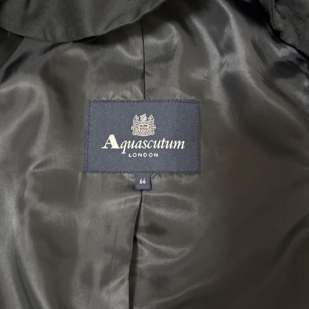 ［チーズ］Aquascutum ネイビー　トレンチコート