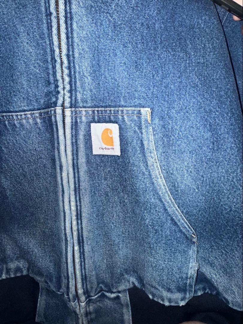 カーハート　carharrt デニムアクティブジャケット　フーディー