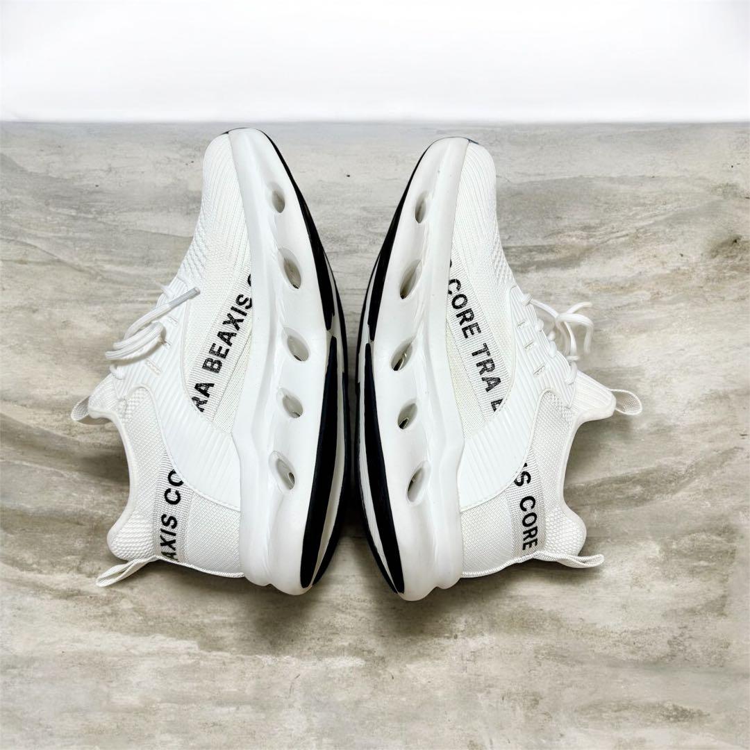 【BEAXIS】ビーアクシス シェイプコアスニーカー ホワイトAZ-1125 M