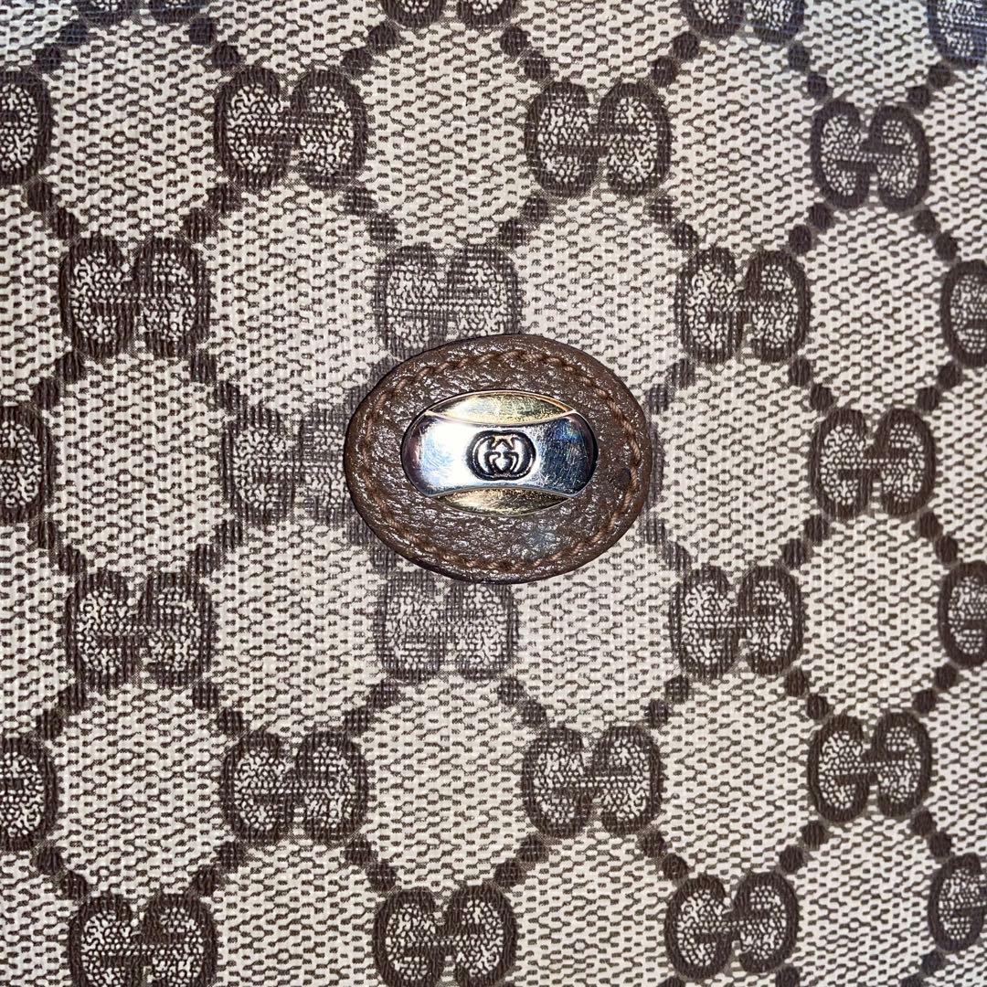 ✨美品✨ オールドグッチ GG レザー クラッチバッグ 茶色 レディース メンズ