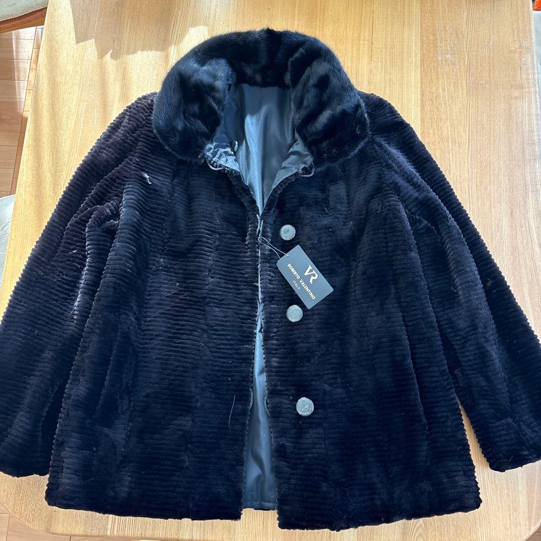 ミンク ファーコート リバーシブル