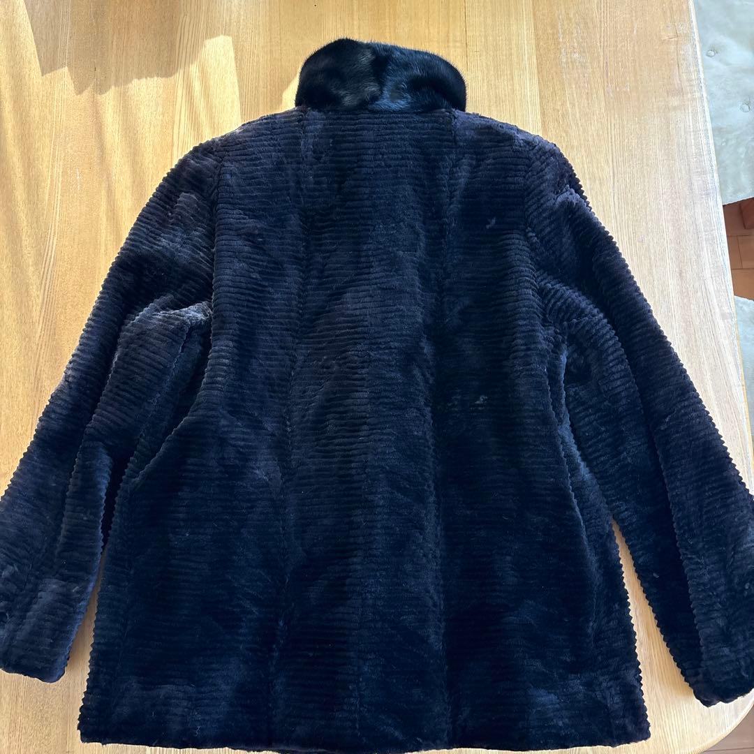 ミンク ファーコート リバーシブル