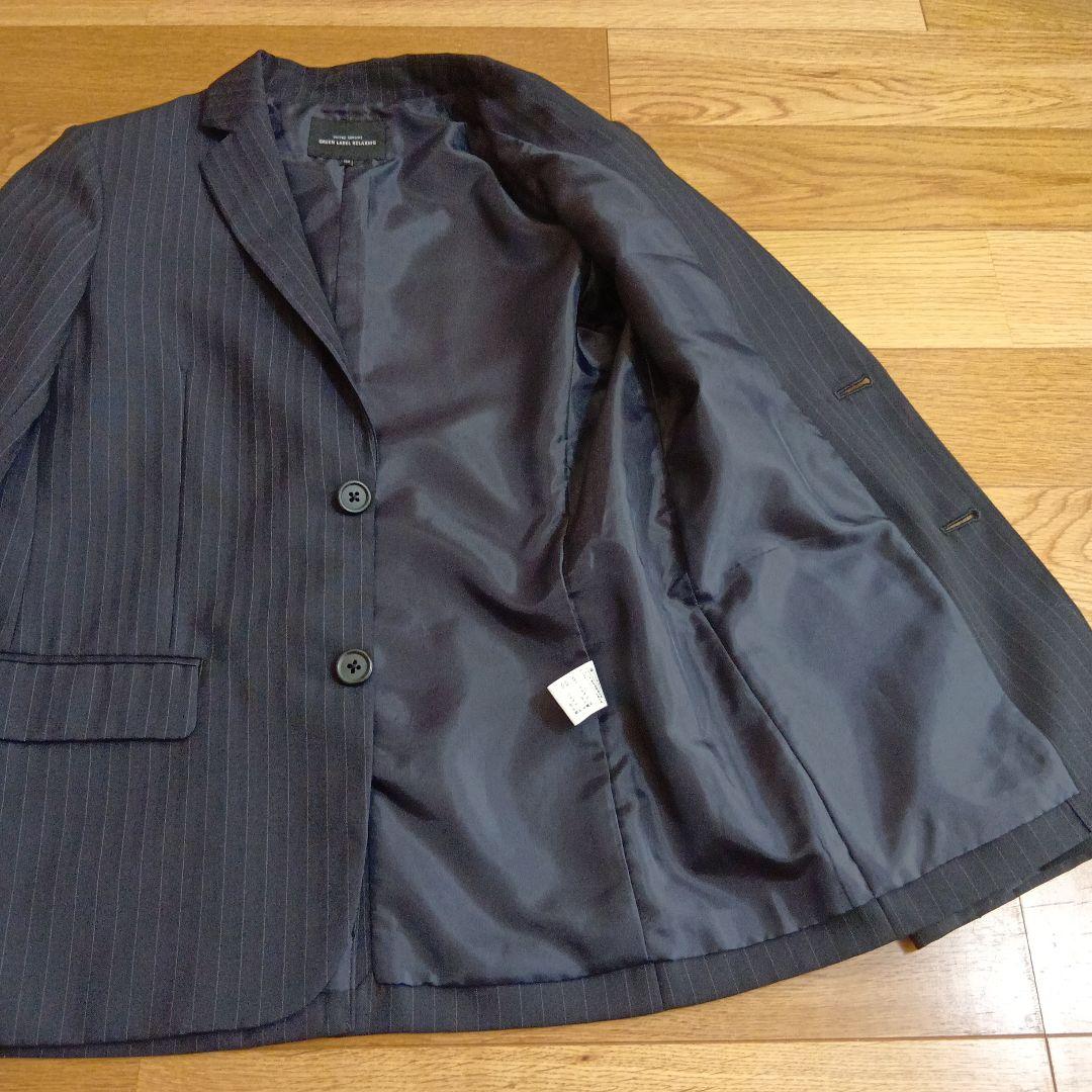 green label relaxingストライプスーツ上下　150cm