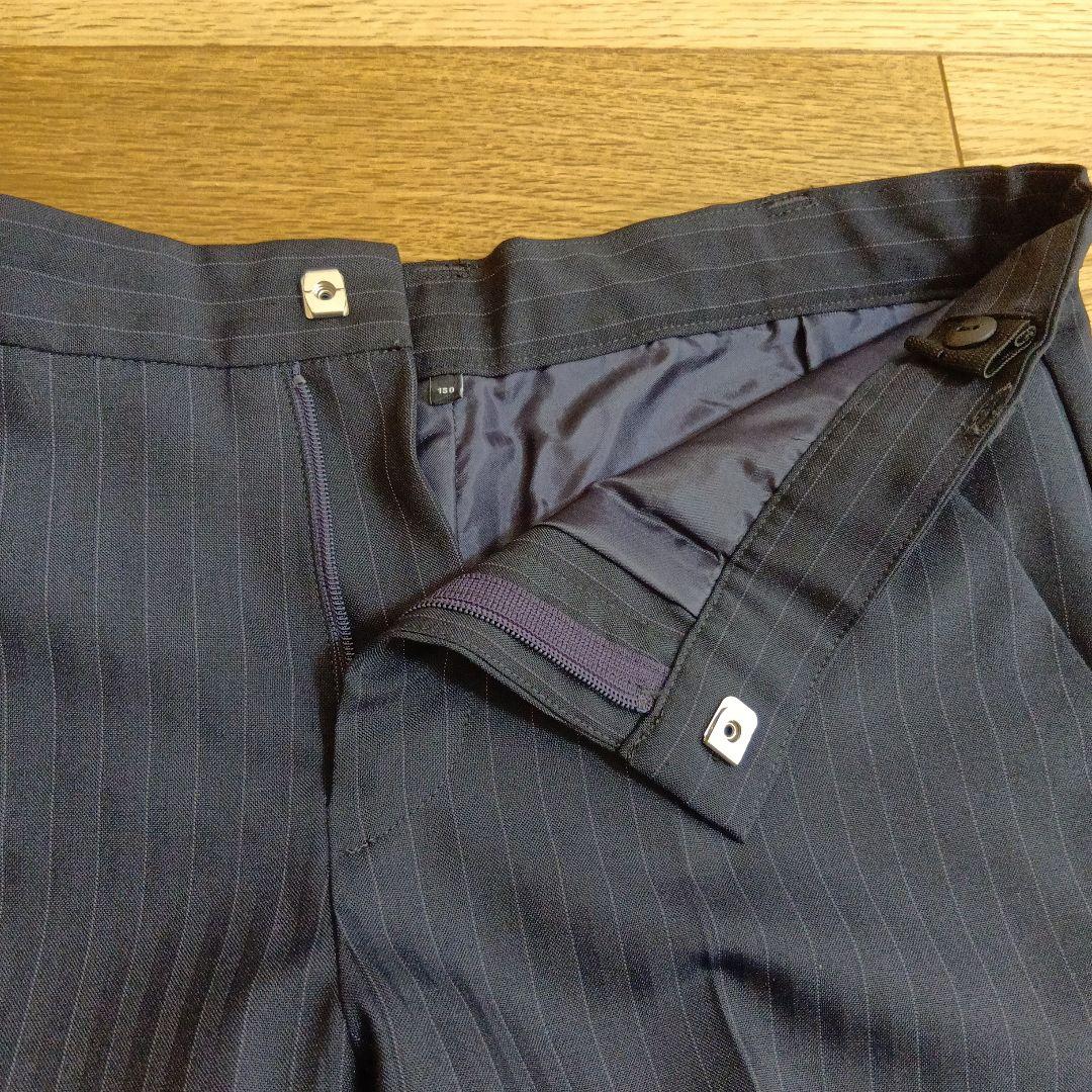 green label relaxingストライプスーツ上下　150cm