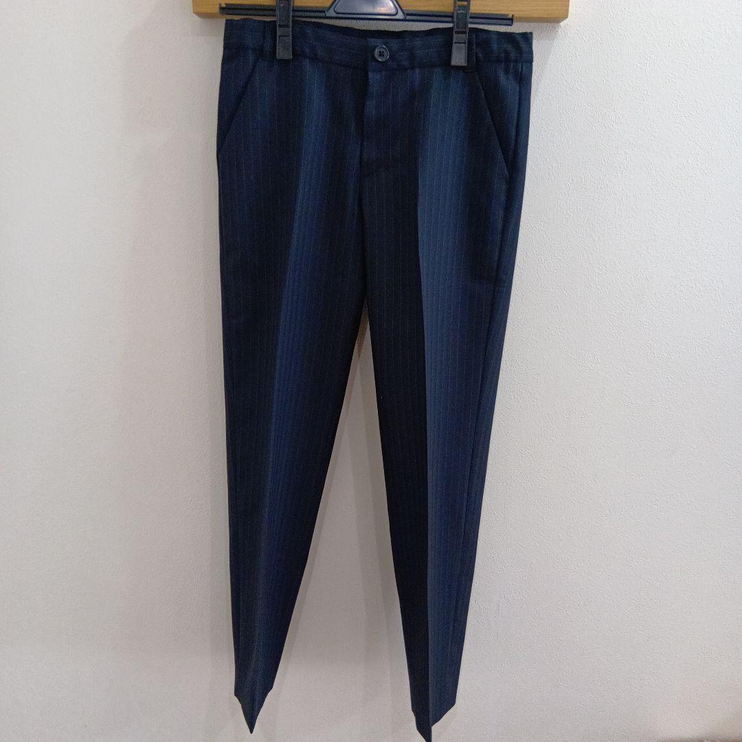 green label relaxingストライプスーツ上下　150cm