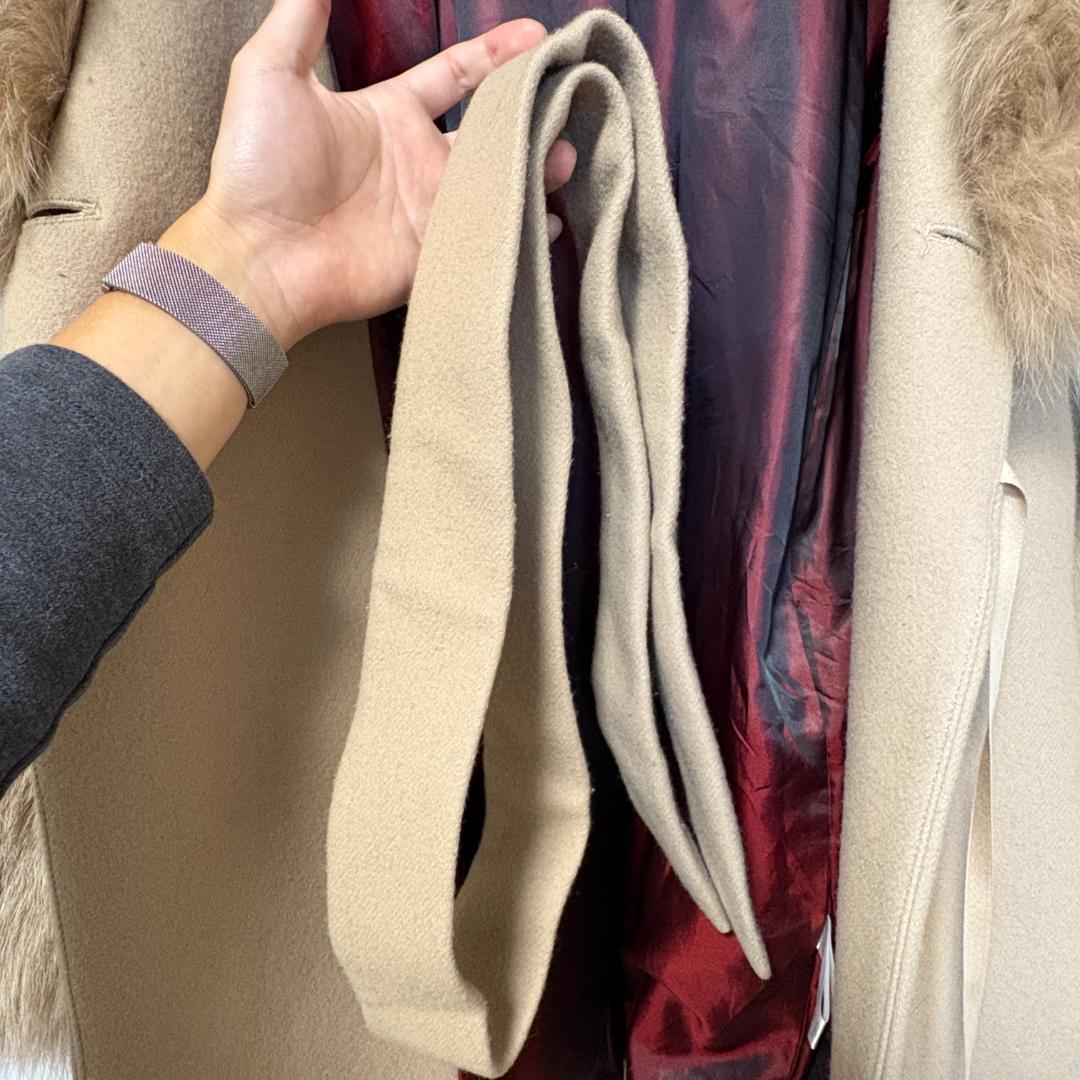 み ゆか(久保由香) Sov. フォックスファー ロングコート 毛皮