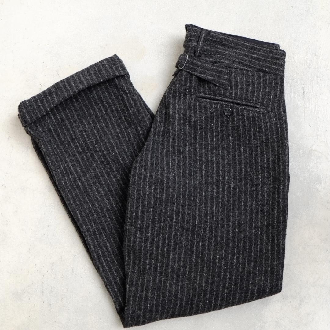 【旧タグEG】エンジニアードガーメンツ ウールストライプ セットアップ M/30