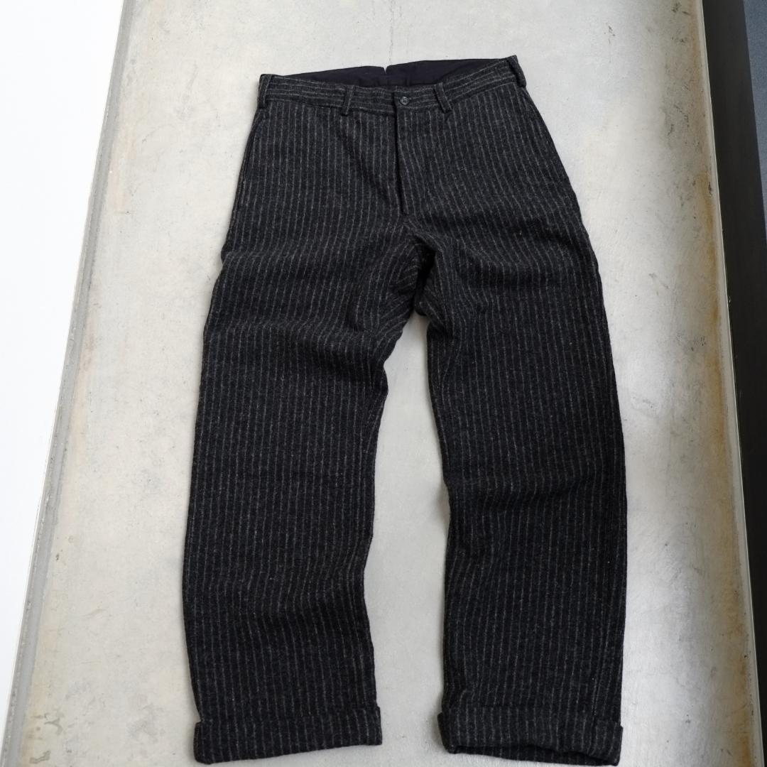 【旧タグEG】エンジニアードガーメンツ ウールストライプ セットアップ M/30