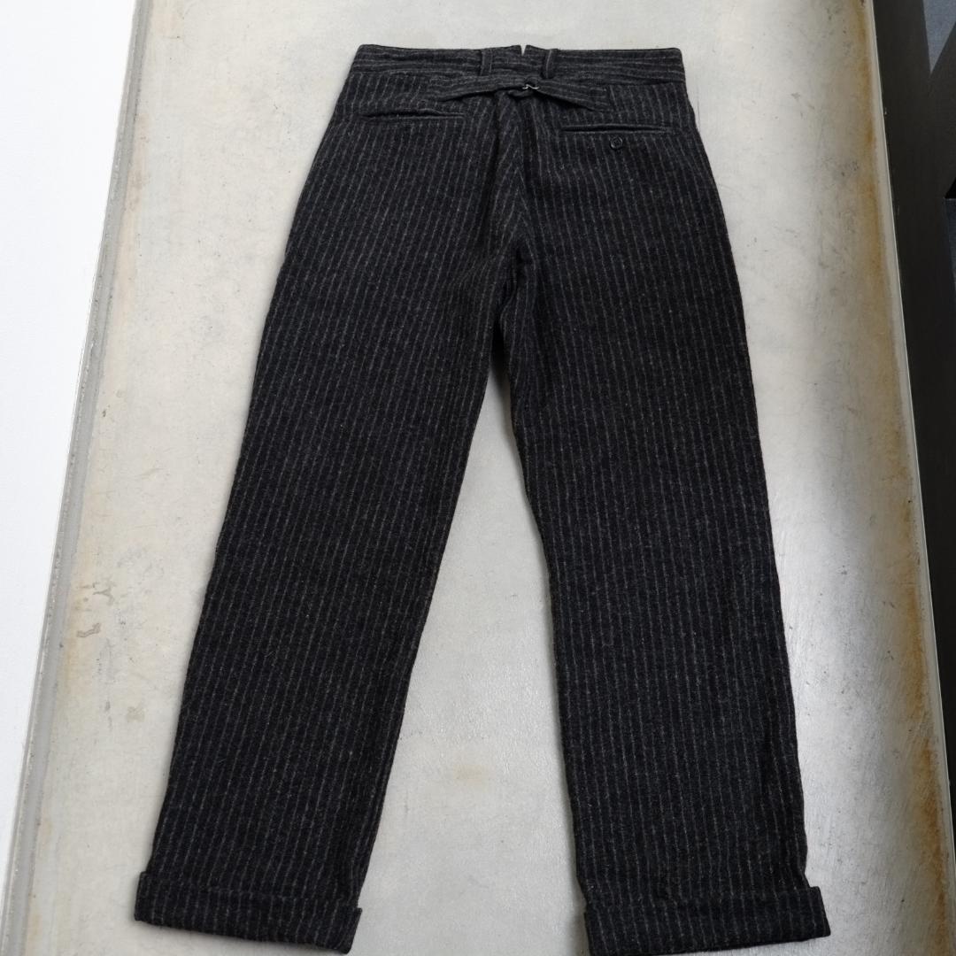 【旧タグEG】エンジニアードガーメンツ ウールストライプ セットアップ M/30